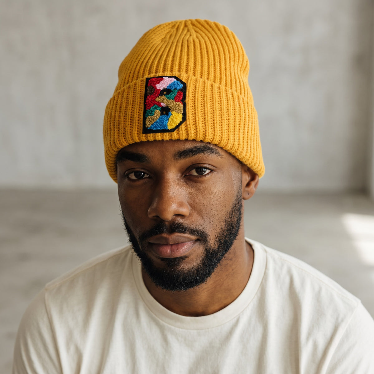 Multi Color B Beanie