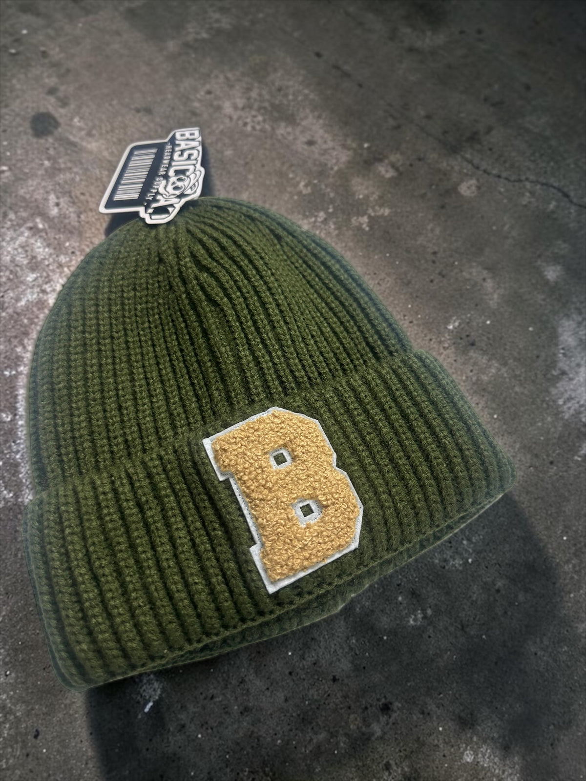 Fall Green Beanie