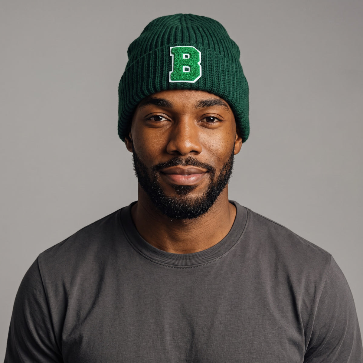 Pine Tree Green Beanie