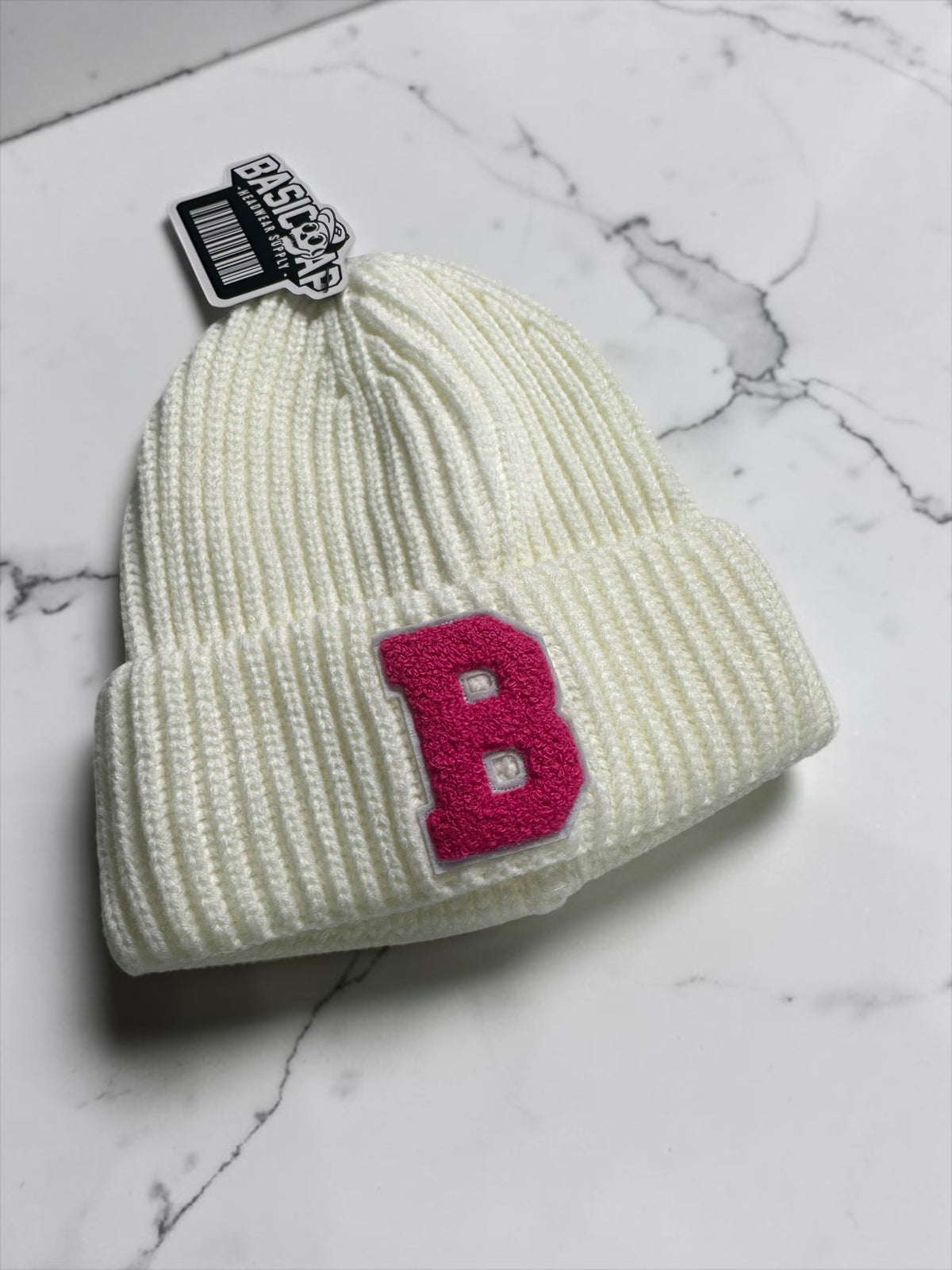 Snow White Pink B Beanie