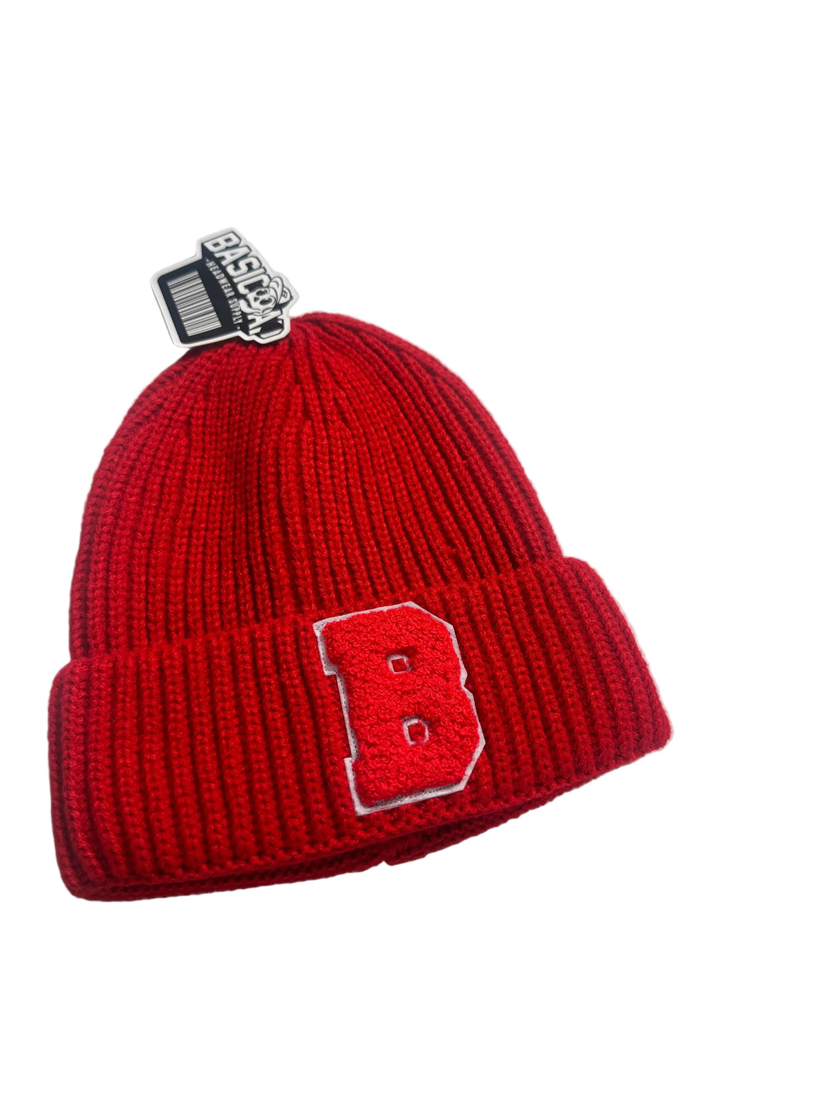 Cherry Red On Red Beanie