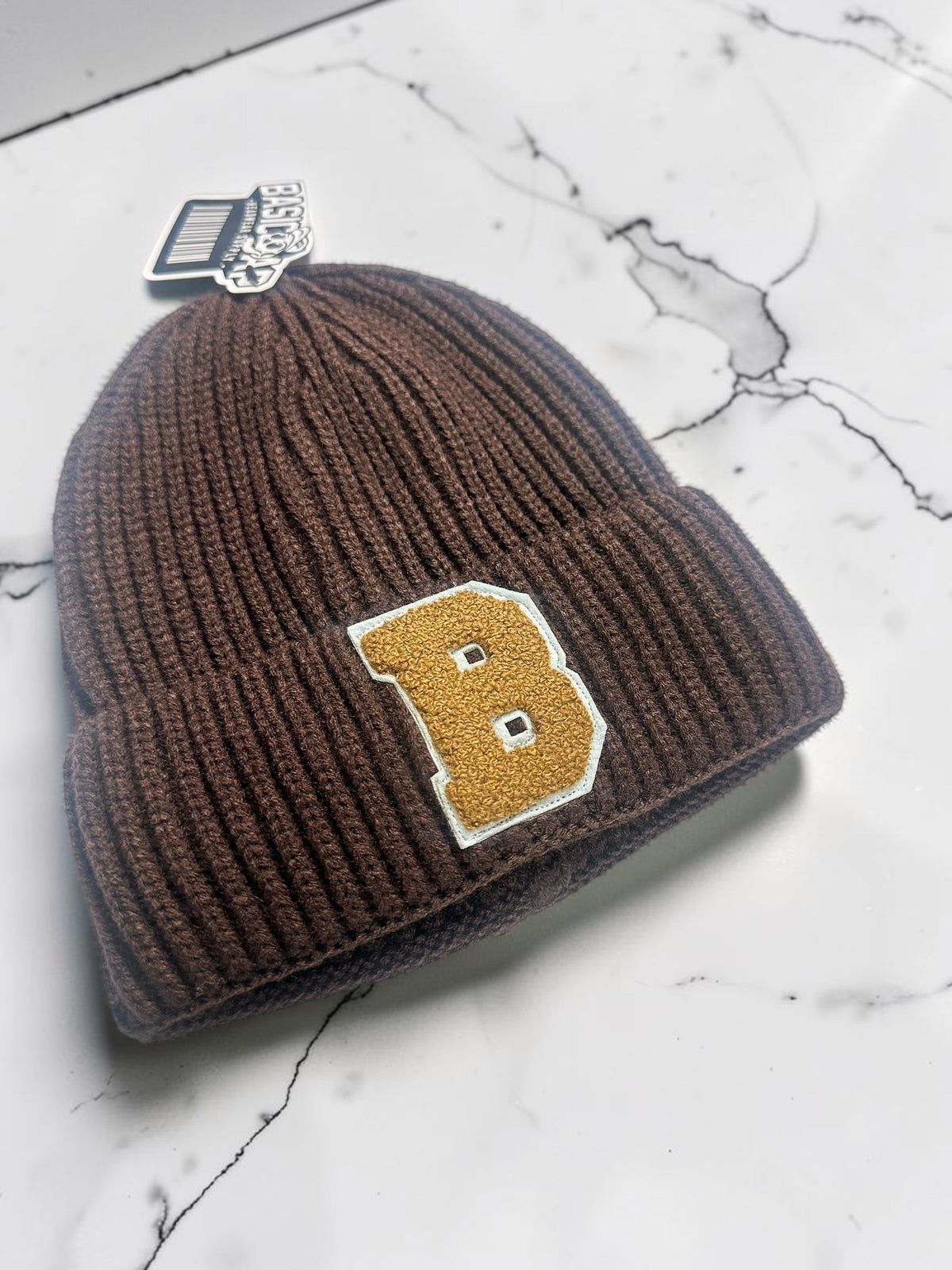 Teddy Bear Brown B Beanie